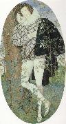 Nicholas Hilliard A Youth Leaning Against a Tree Among Roses Spain oil painting artist